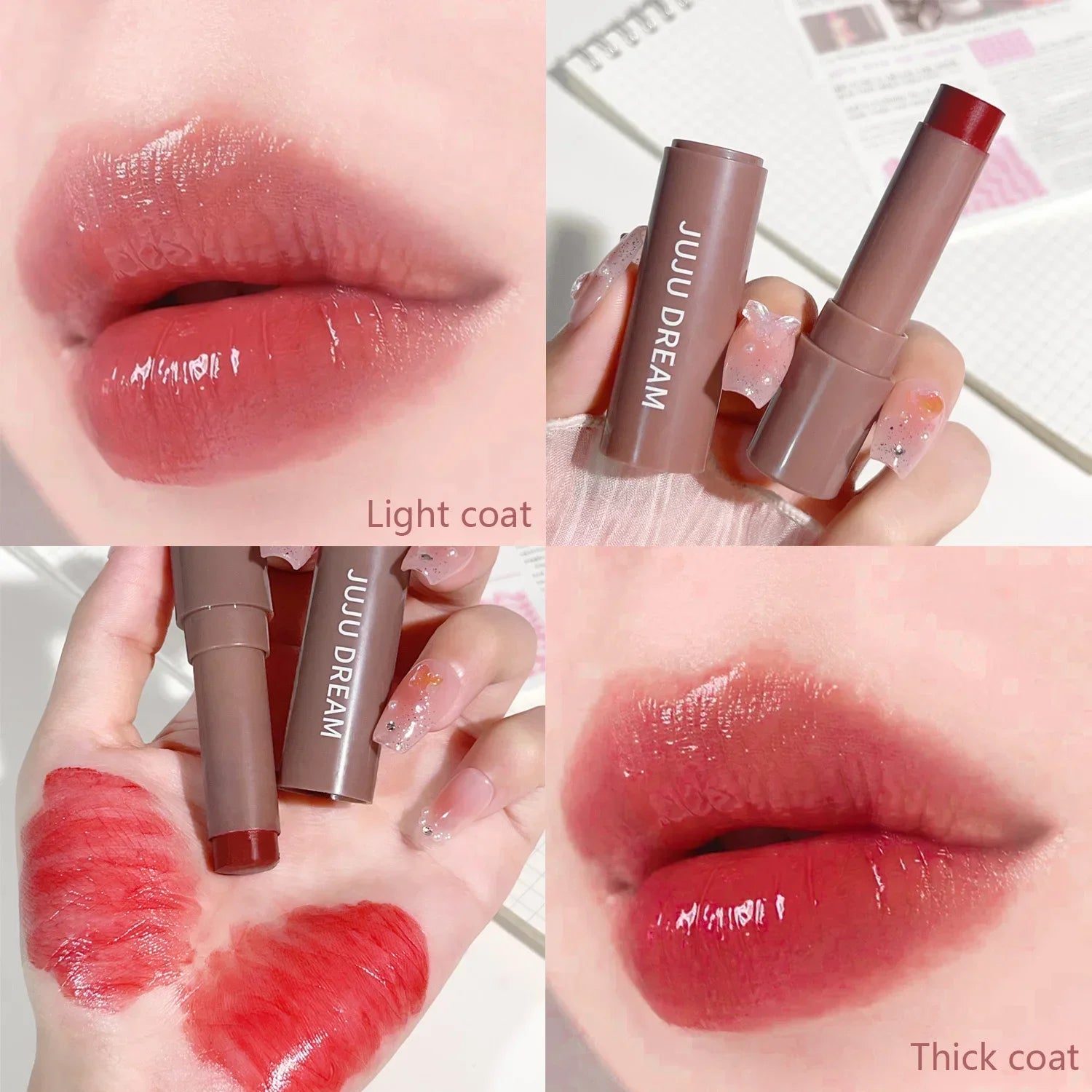 3 piece set Moisturizing, Hydrating, Lightening lip lines, Color rendering, Long-lasting makeup, Nourishing lip set