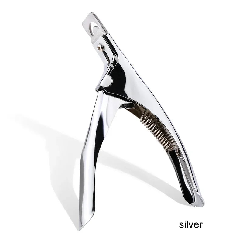 False Acrylic Tips Clipper Manicure Clamp Clippers Special Type U Word Cut False Manicure Tools Cut Clipper Nail Manicure Tools