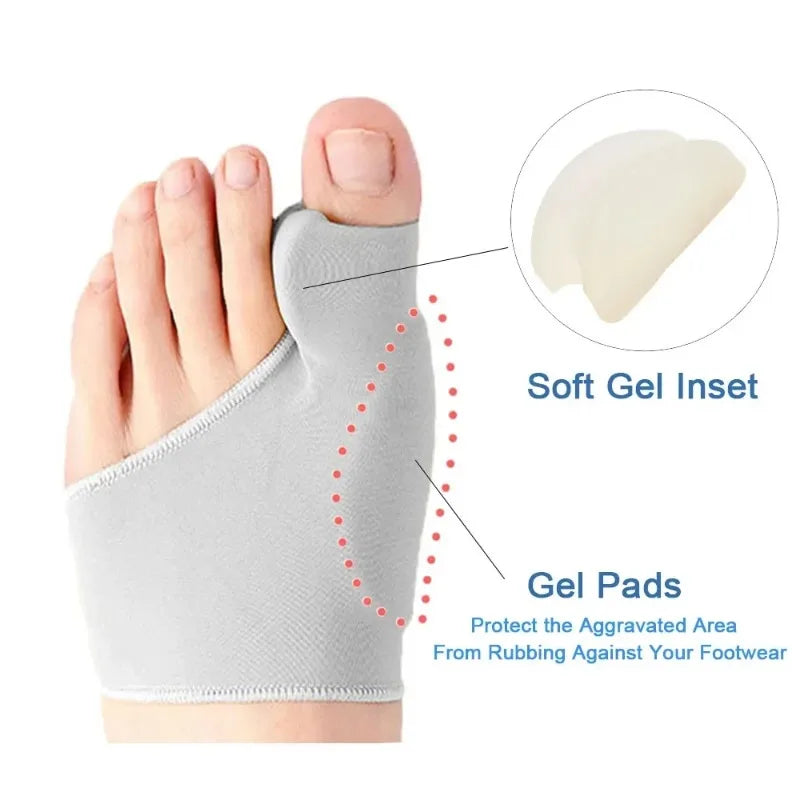 Hallux valgus orthosis shoe-wearing big toe phalanx protrusion toe separation correction magical device separated foot protector