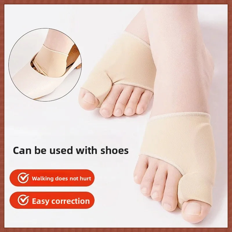 Hallux valgus orthosis shoe-wearing big toe phalanx protrusion toe separation correction magical device separated foot protector