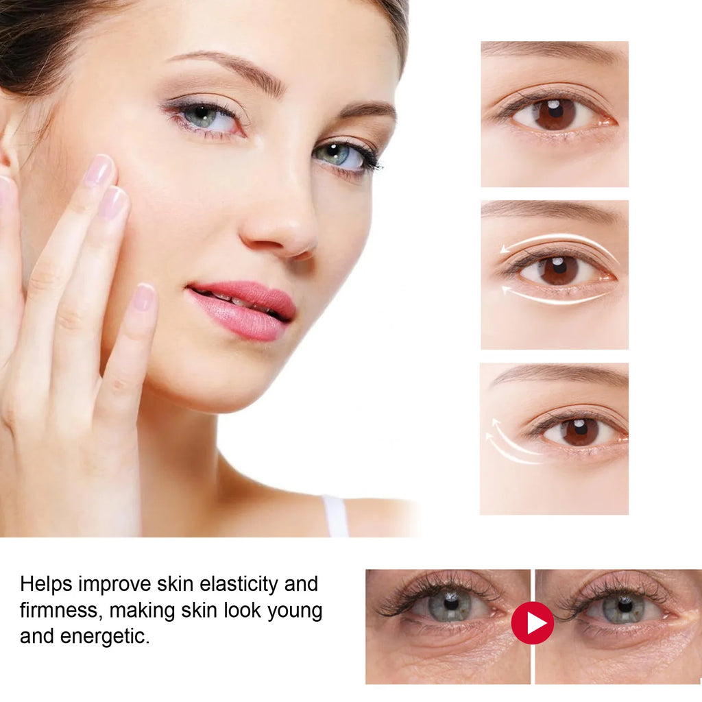 Retinol Eye Cream Stick Collagen Fade Fine Lines Wrinkle Lightening Dark Circles Firming Eye Bags Puffiness Moisturizing Eye Cre